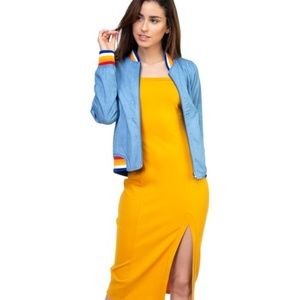 🏳️‍🌈 PRIDE Rainbow Bomber Jacket Denim 🏳️‍🌈